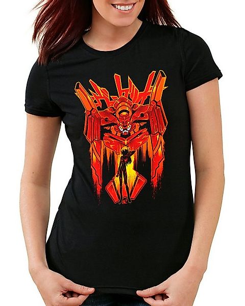 style3 T-Shirt EVA Unit 02 neon genesis evangelion anime manga japanisch bl günstig online kaufen