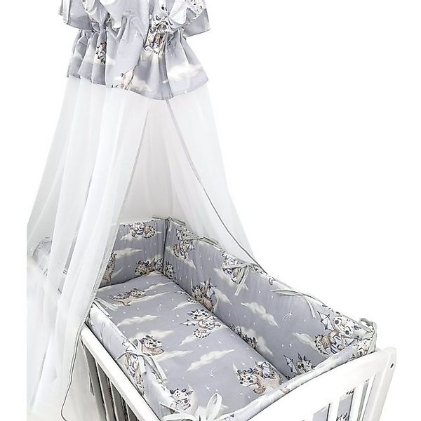 Baby-Delux Stubenbett Babywiege Komplettset, Schaukelwiege Weiß 90x40cm Kom günstig online kaufen