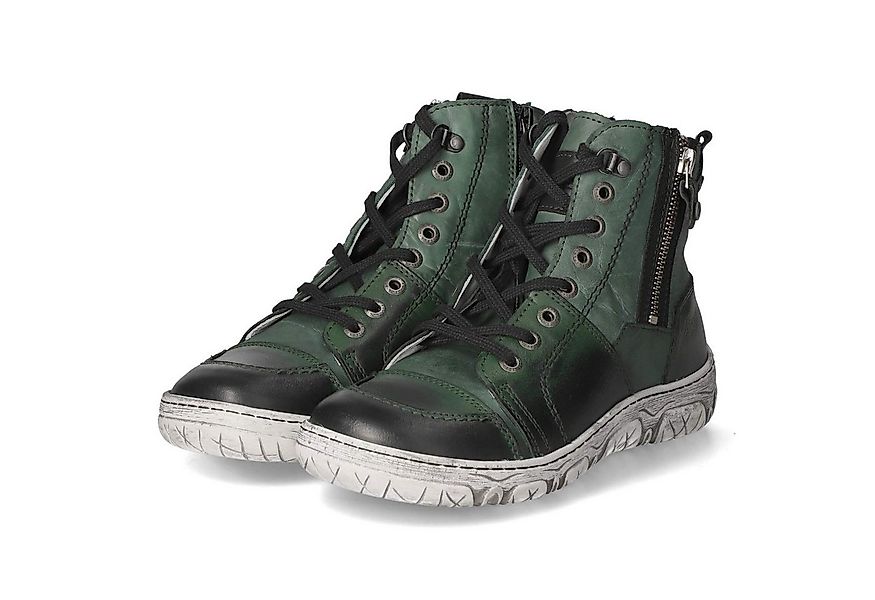 KRISBUT Krisbut - female - 3201-9 PO - Glattleder - grün Schnürstiefel günstig online kaufen