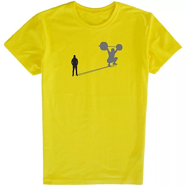 Kruskis Train Shadow Kurzärmeliges T-shirt 2XL Yellow günstig online kaufen