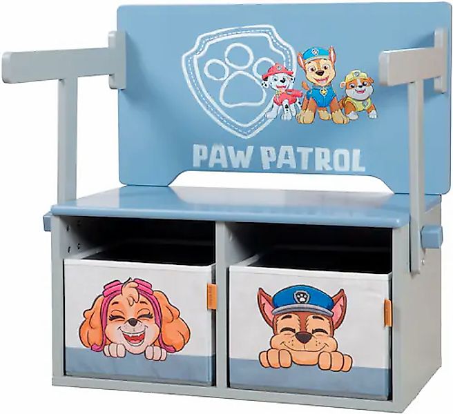 roba® Sitzbank »Paw Patrol«, mit 2 Aufbewahrungsboxen günstig online kaufen