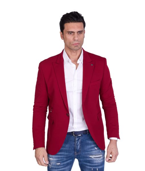 Denim Distriqt Jerseysakko Herren Slim Fit günstig online kaufen
