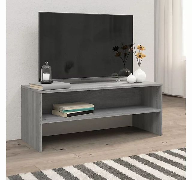 furnicato TV-Schrank Grau Sonoma 100x40x40 cm Holzwerkstoff günstig online kaufen