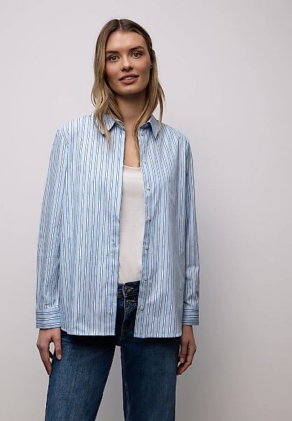 STREET ONE Langarmbluse aus reiner Baumwolle günstig online kaufen