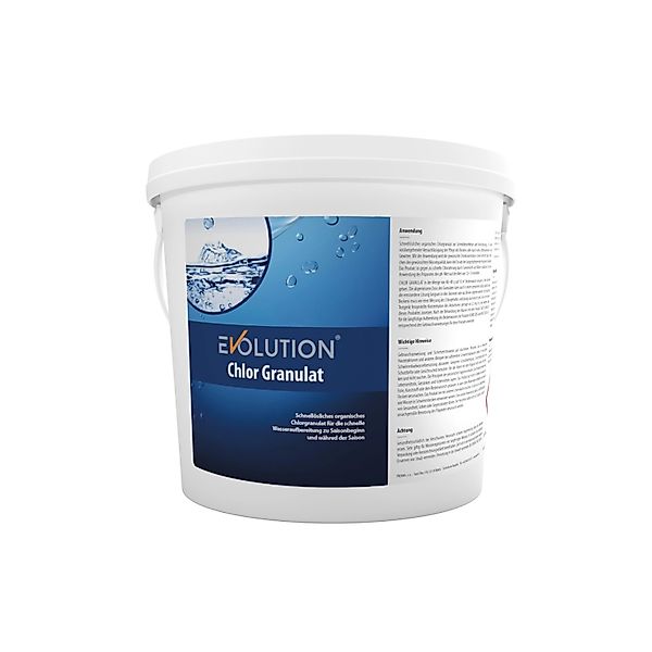 Evolution Chlor Granulat 5 kg Schnelllöslich Stoß Desinfektion Schwimmbad P günstig online kaufen