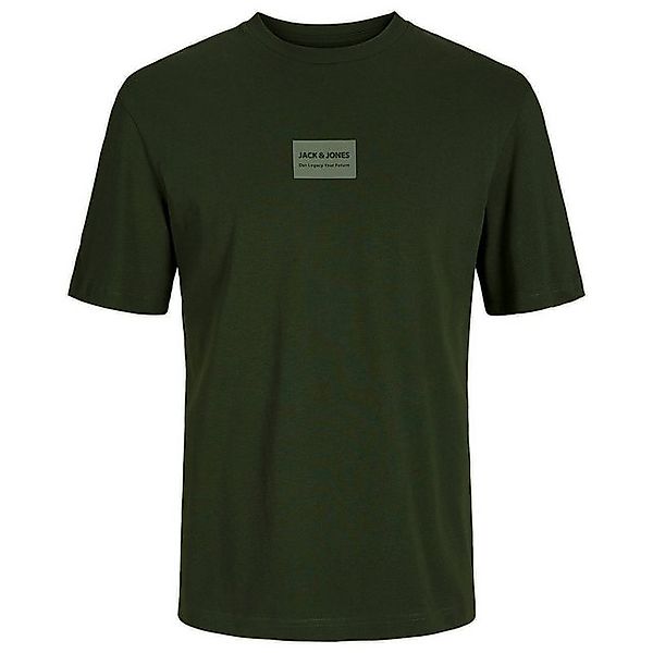 Jack & Jones Rundhalsshirt Jack&Jones Übergrößen T-Shirt JJHAKKAI dunkelgrü günstig online kaufen