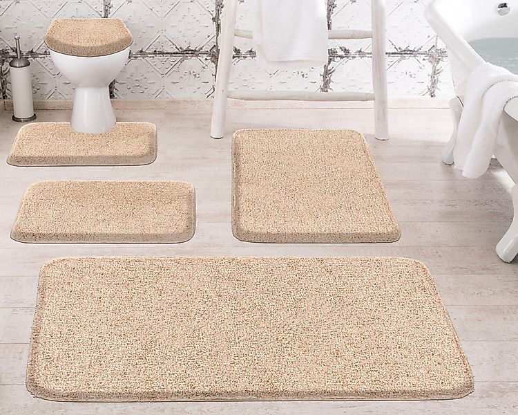 Grund Badematte "Melange" Höhe 27 mm rutschhemmend beschichtet fußbodenheiz günstig online kaufen