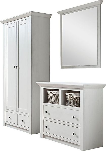 Home affaire Garderoben-Set California, Komplettset im Landhausstil, modern günstig online kaufen