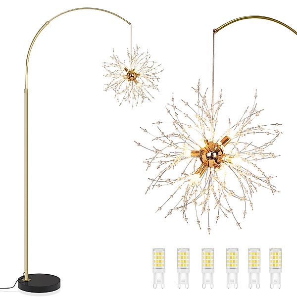 Jibenhome LED Stehlampe Kristall Bogenlampe, mit günstig online kaufen