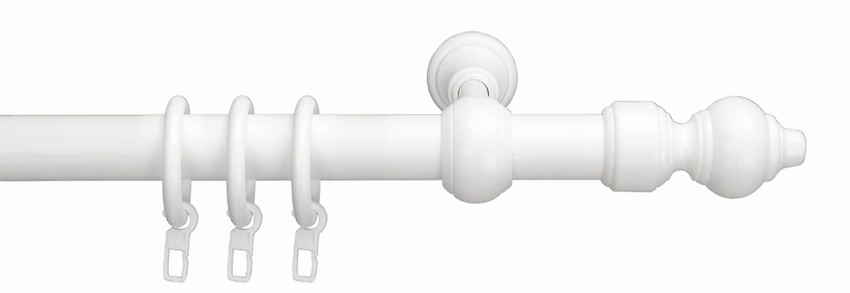 Liedeco Gardinenstange "Thüringen" Ø 28 mm 1 läufig-läufig Fixmaß günstig online kaufen