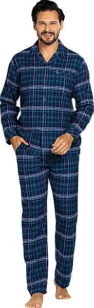 Comte Pyjama Herren-Schlafanzug Flanell Karo günstig online kaufen