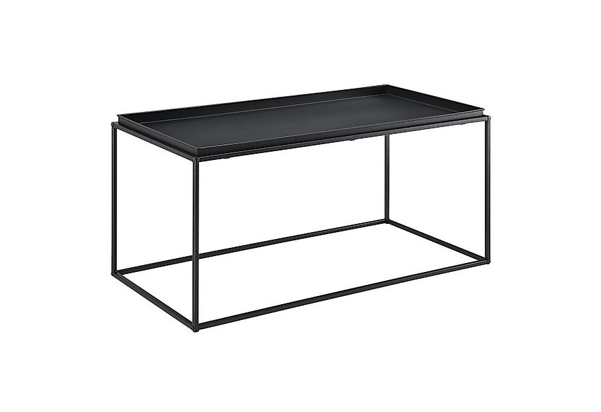 en.casa Couchtisch, »Archsum« Beistelltisch Metall 47x100x50cm Sofatisch Sc günstig online kaufen