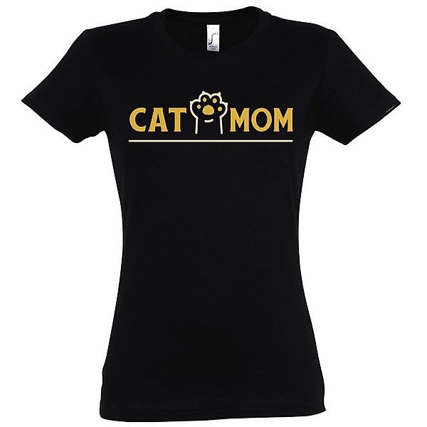 Youth Designz Print-Shirt Cat Mom Damen T-Shirt mit modischen Frontprint günstig online kaufen