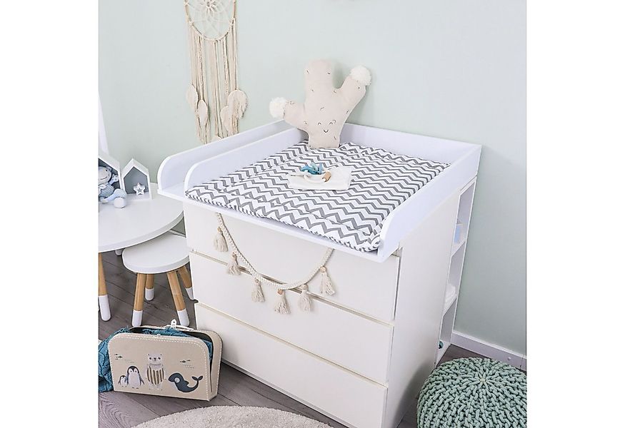 Puckdaddy GmbH Wickelaufsatz Peer (80x11x78cm) für IKEA Malm Kommoden, Wick günstig online kaufen