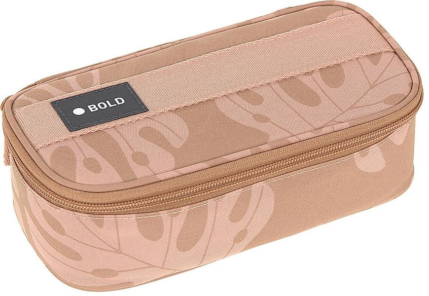LÄSSIG Schreibgeräteetui Spacy Bold, leaves caramel, günstig online kaufen