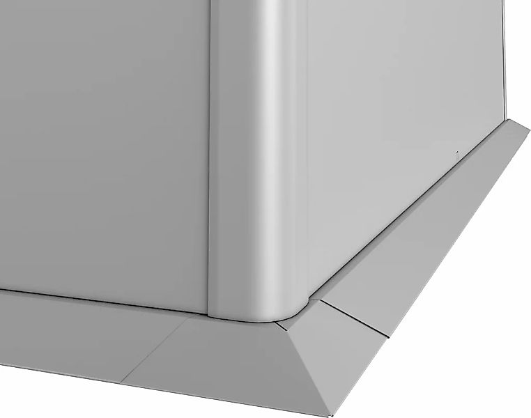 Biohort Beetumrandung "B130926" Mähkante für Hochbeet BxT: 200x100 cm günstig online kaufen