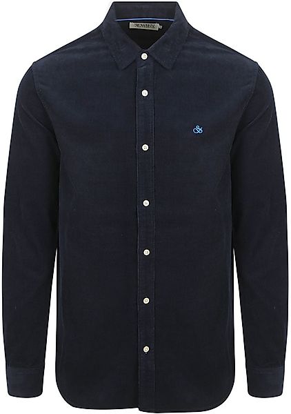 Scotch and Soda Solid Corduroy Hemd Schwarz - Größe M günstig online kaufen