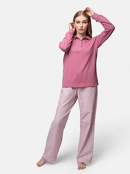 greenjama Pyjamaoberteil mit Polokragen, Bio Baumwolle, GOTS zertifiziert günstig online kaufen