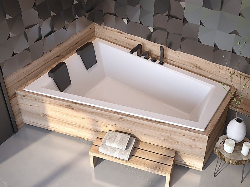 KOLMAN Badewanne Eckbadewanne Intima Slim 180x125, günstig online kaufen