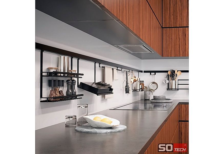 Kesseböhmer Küchenrückwand Linero Style Relingsystem für die Küche - versch günstig online kaufen