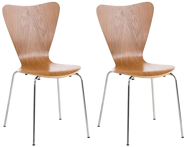 CLP Besucherstuhl Calisto (2er Set), stapelbar günstig online kaufen