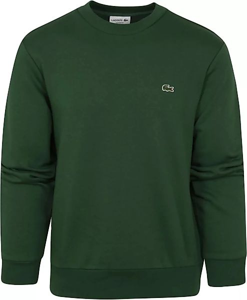 Lacoste Pullover O-Ausschnitt Grün - Größe S günstig online kaufen