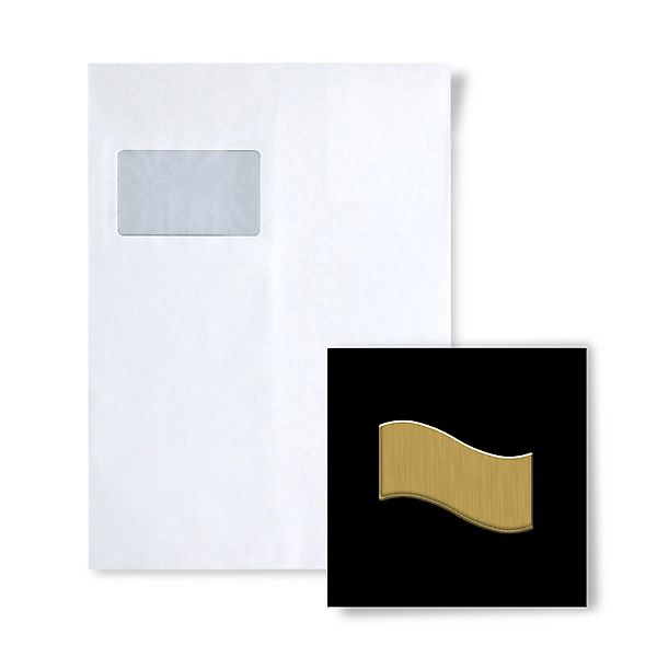 ALLOY Mosaik MUSTER S-Flux-Ti-GB Flux Titan Gold Gebürstet günstig online kaufen