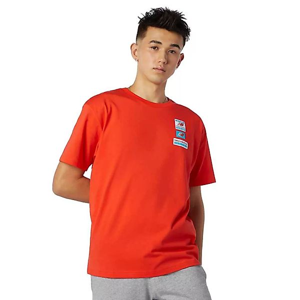 New Balance Essentials Tag Kurzarm T-shirt M Ghost Pepper günstig online kaufen