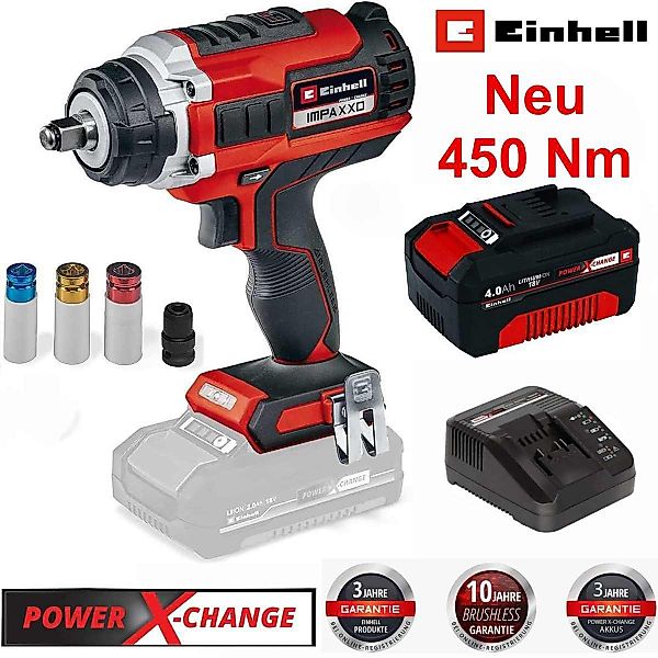 Einhell Akku-Schlagschrauber Schlagschrauber IMPAXXO 18/450 Akku günstig online kaufen