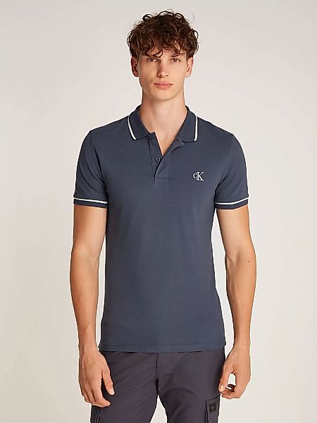 Calvin Klein Jeans Poloshirt TIPPING SLIM POLO mit Logomarkenlabel günstig online kaufen