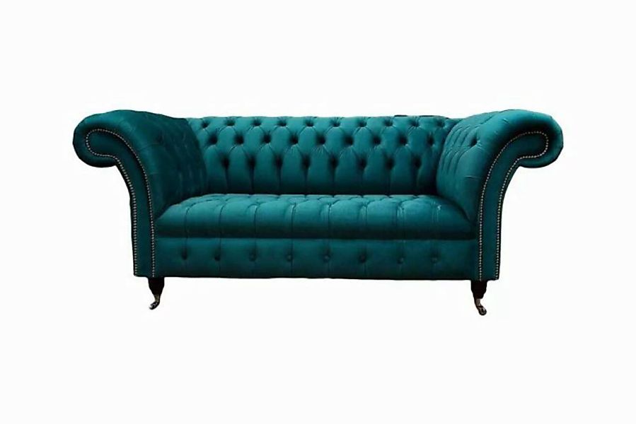 JVmoebel Sofa Sofa 2 Sitzer Design Sofas Polster Couchen Textil Chesterfiel günstig online kaufen