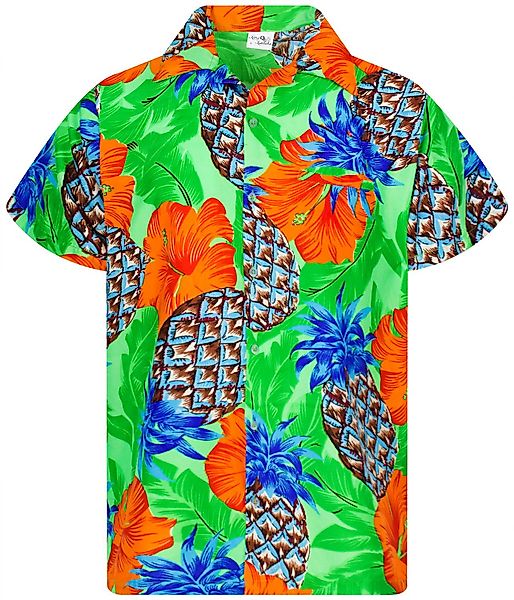 King Kameha Hawaiihemd Pineapple Hibiscus Funky günstig online kaufen