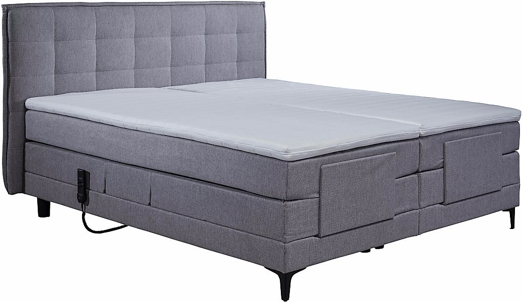 alina Boxspringbett »Edward«, 180x200cm, mit motorischer Verstellung, inklu günstig online kaufen
