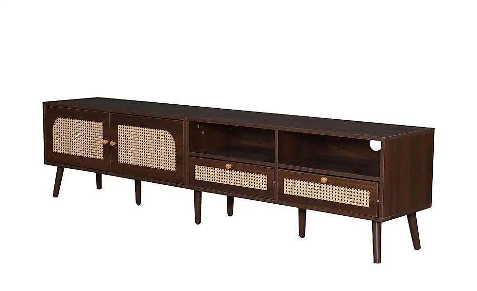 Lowboard   ¦ braun ¦ Maße (cm): B: 200 H: 49,5 Kommoden & Sideboards > Lowb günstig online kaufen