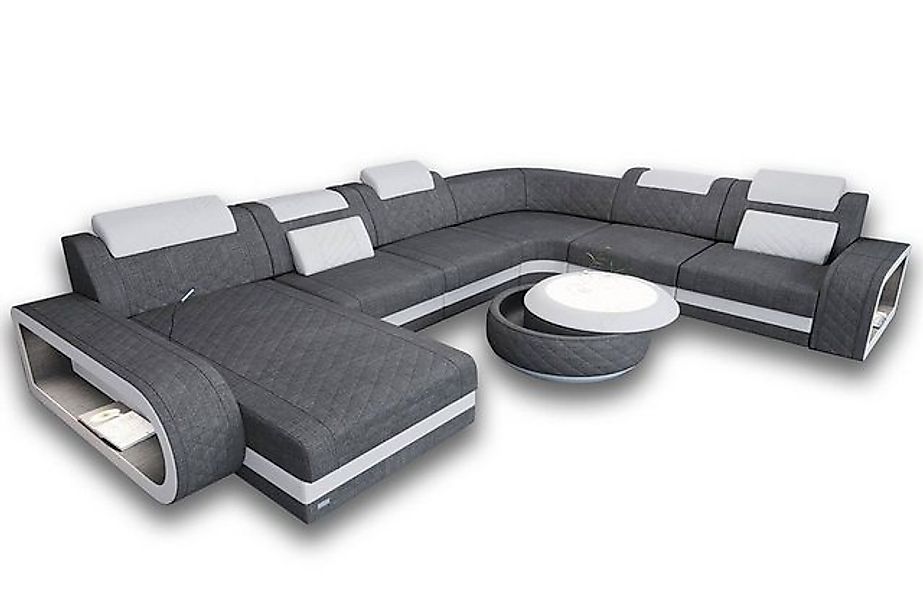 Sofa Dreams Wohnlandschaft Stoff Polstercouch Sofa Berlin XXL U Form Stoffs günstig online kaufen