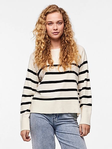 pieces Rundhalspullover PCSIA LS KNIT NOOS günstig online kaufen