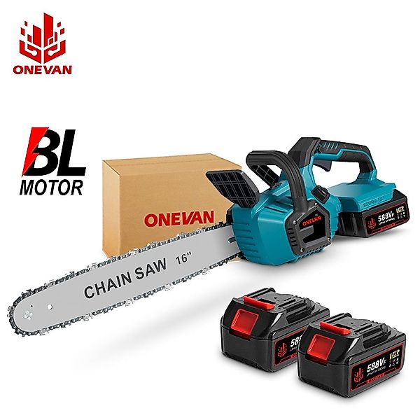 ONEVAN Akku-Kettensäge 16 Zoll Bürstenlose, 3000W günstig online kaufen