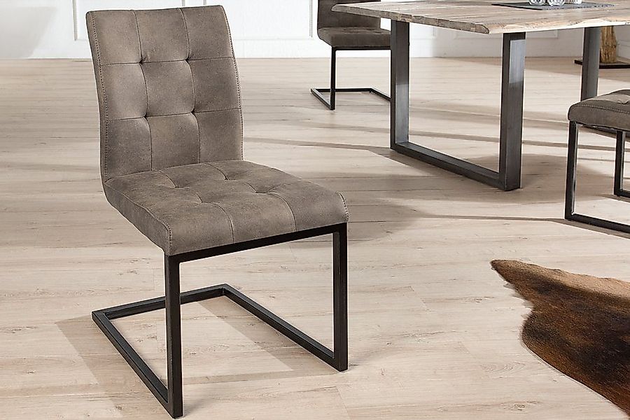 riess-ambiente Freischwinger OXFORD antik taupe / günstig online kaufen