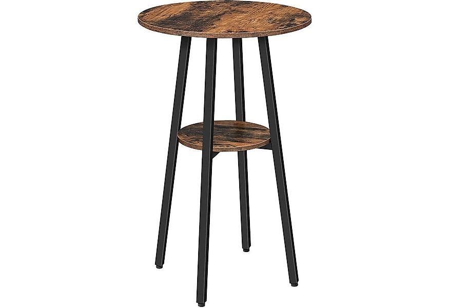 Hoobro Bartisch Runder Balkontisch (Bistrotisch, Kleiner Stehtisch, mit 2 T günstig online kaufen