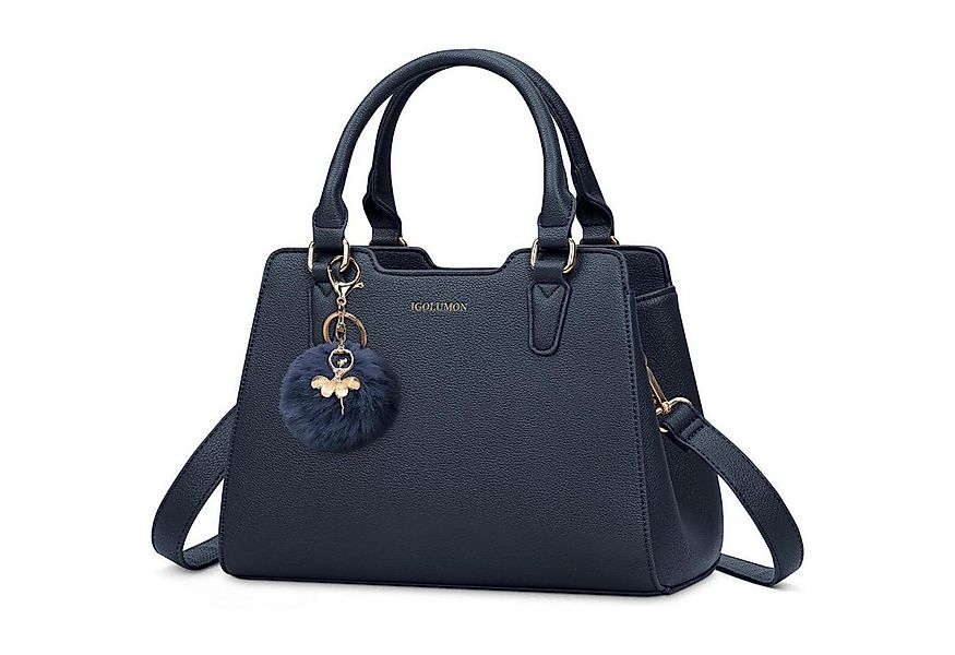 LuxusKollektion Henkeltasche Handtasche Damen Mittelgroß Leder Henkeltasche günstig online kaufen