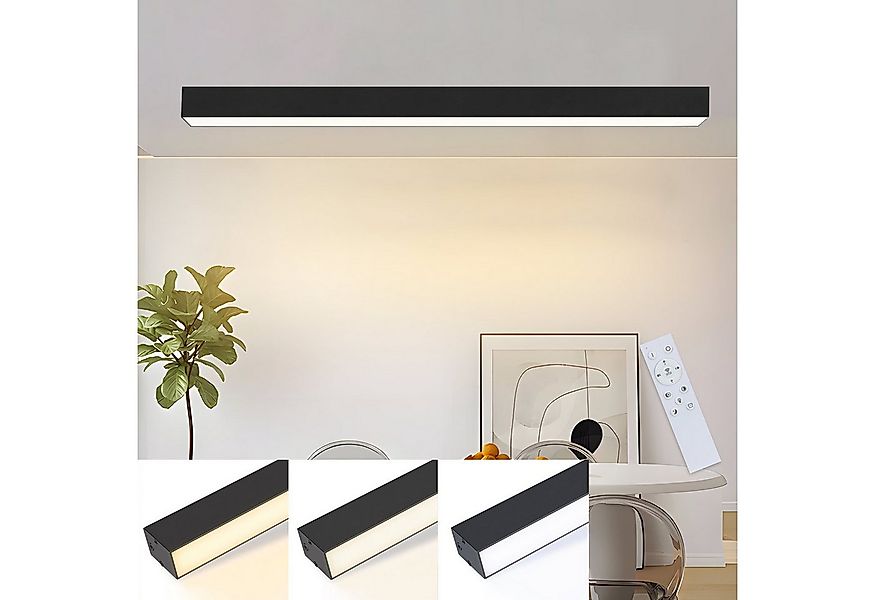 Nettlife Deckenleuchten 80CM Lang Weiß Deckenbeleuchtung Wohnzimmerlampe, D günstig online kaufen