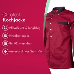 Clinotest Kochjacke langarm - 95 Grad günstig online kaufen
