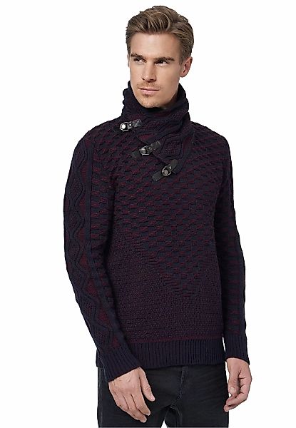 Rusty Neal Strickpullover, mit extravagantem Schalkragen günstig online kaufen