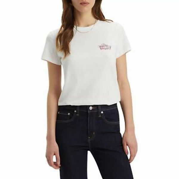 Levis T-Shirt "THE PERFECT TEE", mit floralem Batwing-Logoprint günstig online kaufen