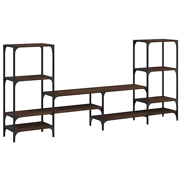 vidaXL TV-Schrank Braun Eichen-Optik 206,5x28,5x95 cm Holzwerkstoff 842485 günstig online kaufen