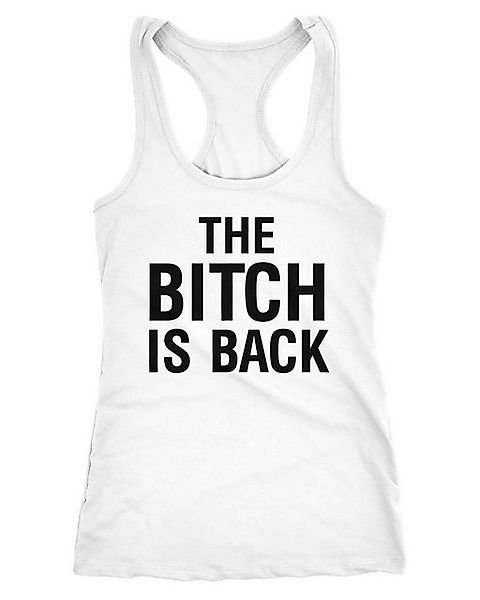 MoonWorks Tanktop Damen Tank-Top Shirt The Bitch is back Racerback günstig online kaufen