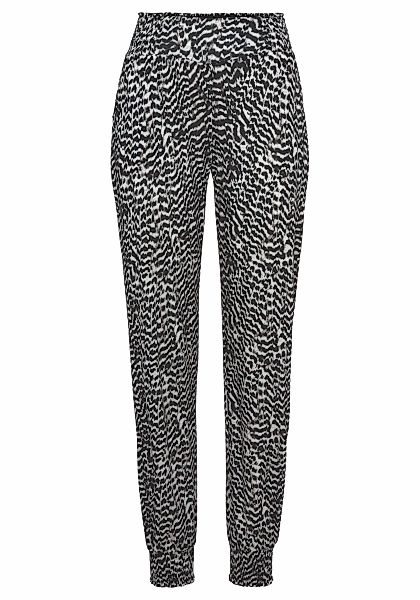 Vivance Jerseyhose mit Animalprint und Taschen, elastischer Bund, Sommerhos günstig online kaufen