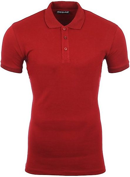 Reslad Poloshirt Reslad Poloshirt Herren Basic Slim Fit Kurzarm Pique Polo- günstig online kaufen