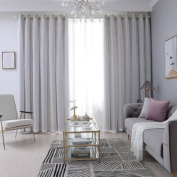 BYSURE Gardine (2 St), Ösen, verdunkelnd, günstig online kaufen
