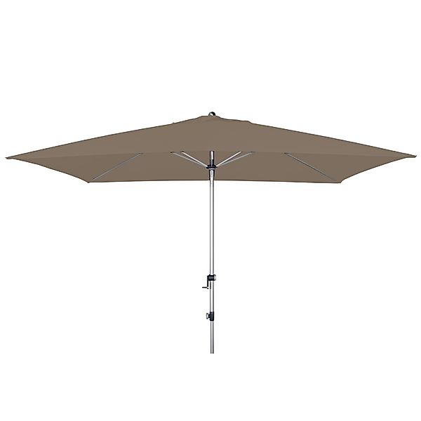 Doppler Marktschirm Expert 200 cmx 300 cm Greige mit Knickfunktion günstig online kaufen